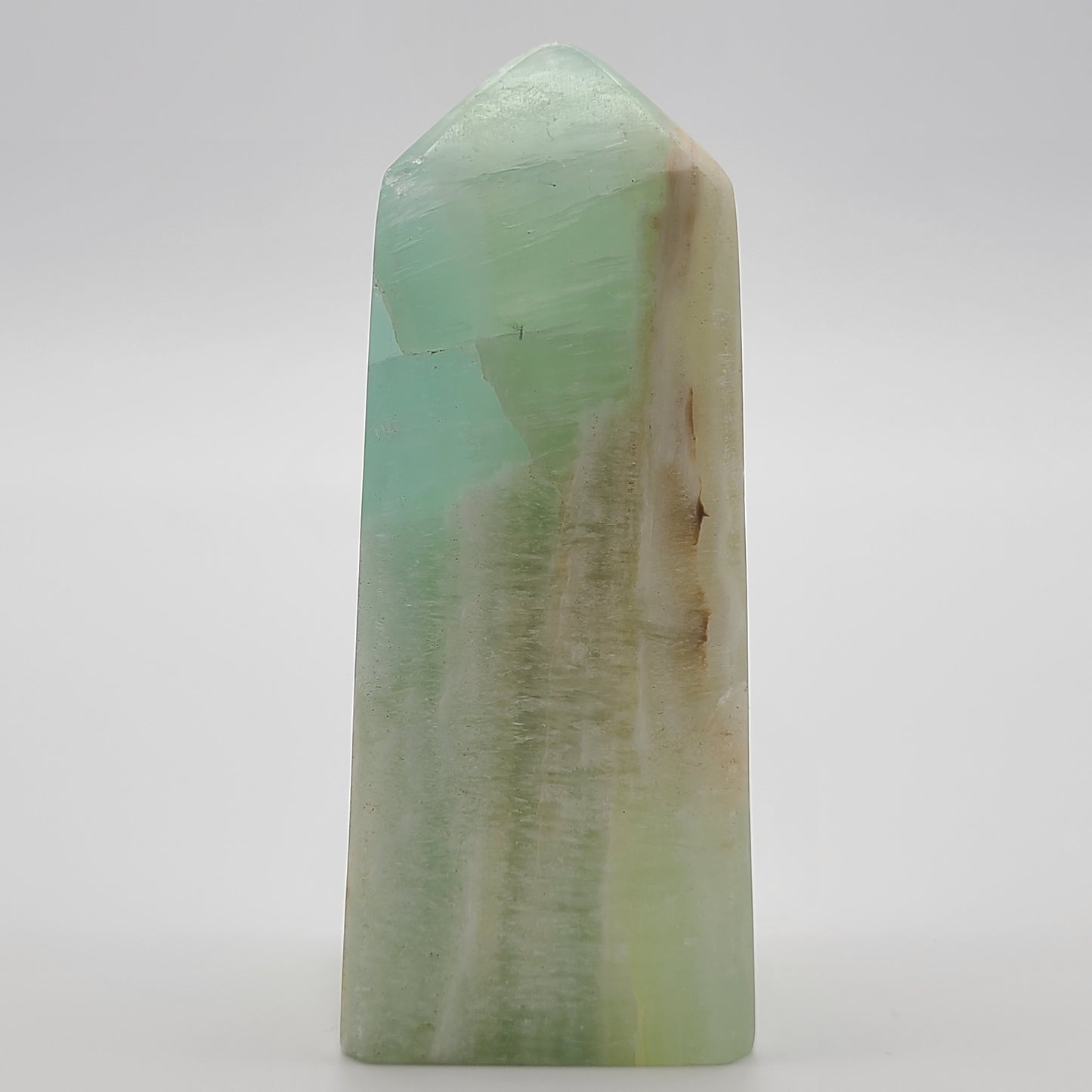 Pistachio Calcite Tower
