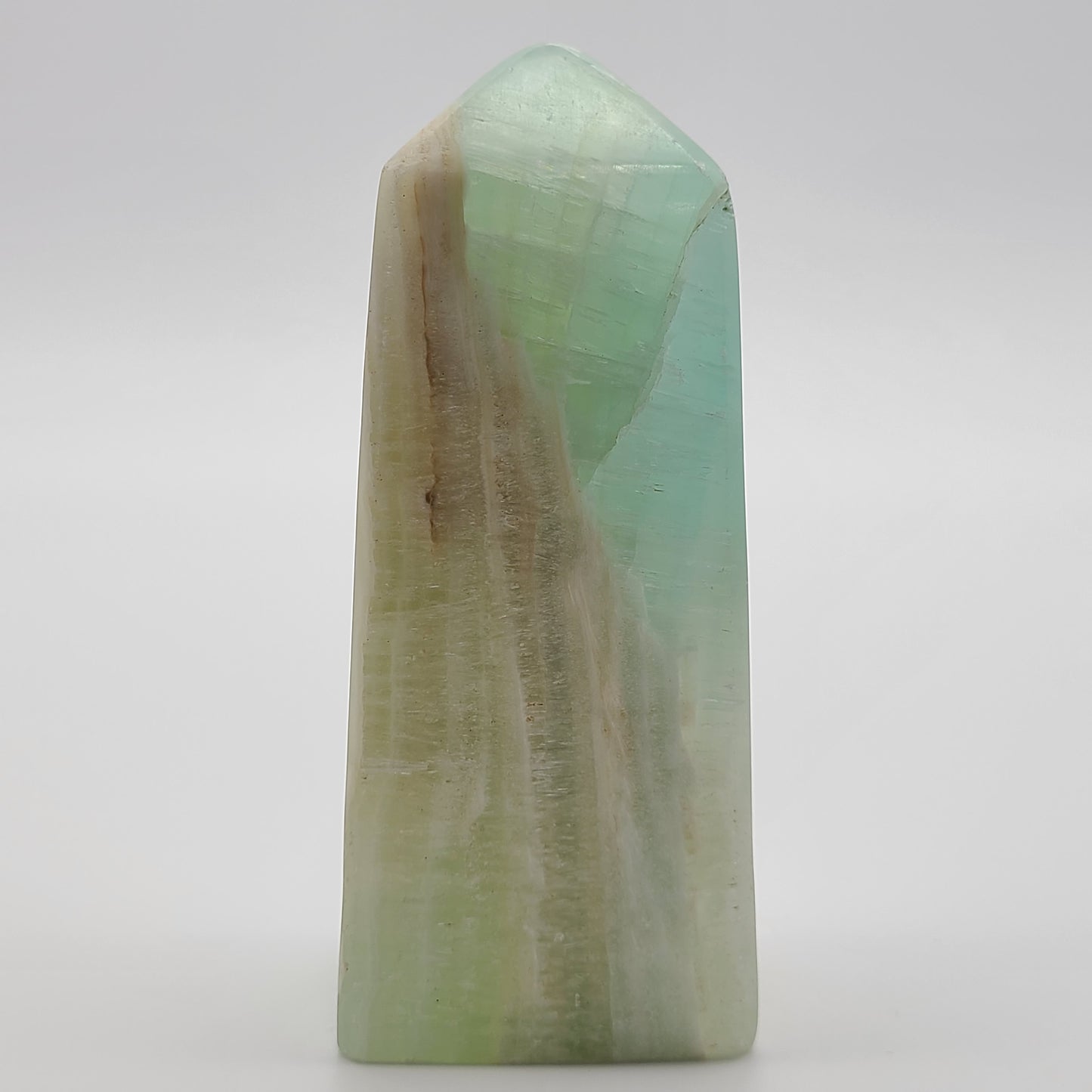 Pistachio Calcite Tower