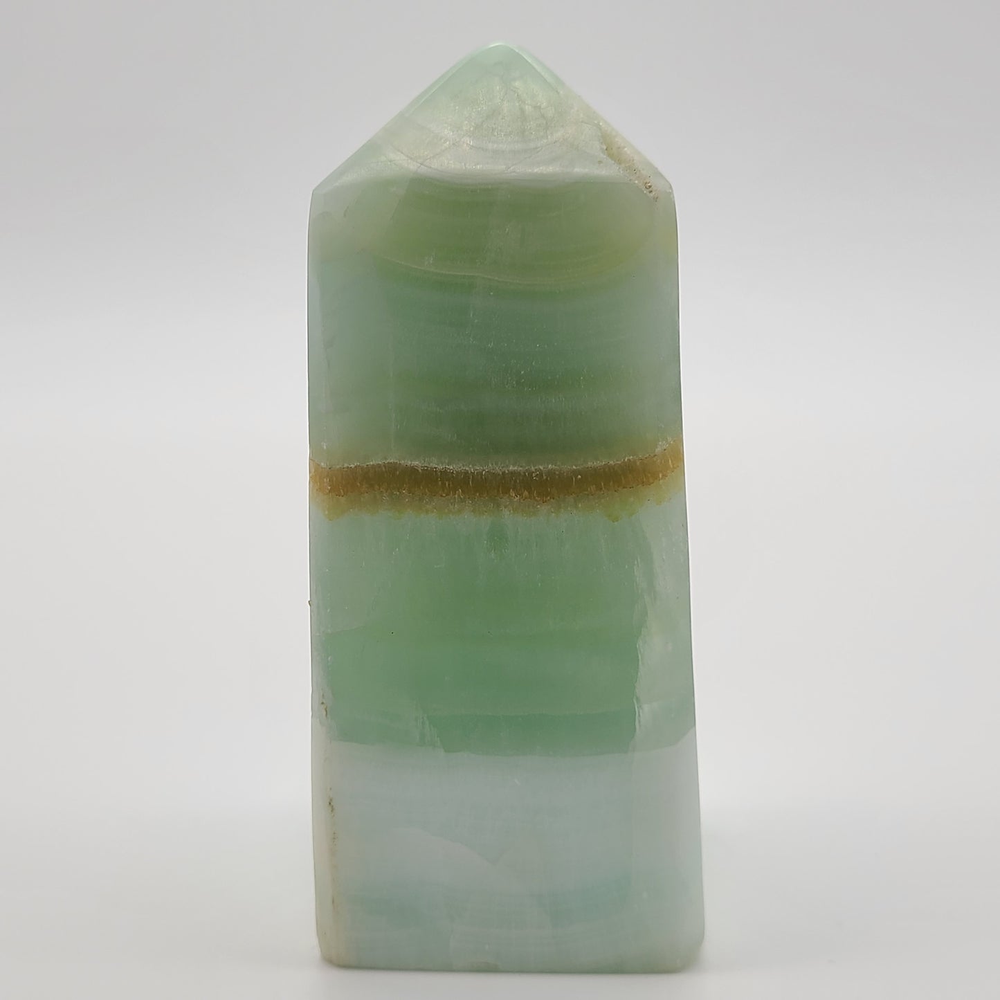 Pistachio Calcite Tower