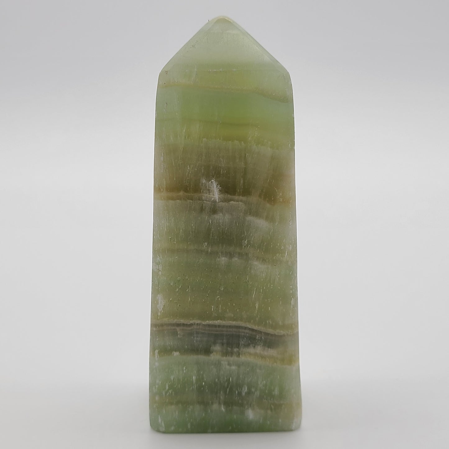 Pistachio Calcite Tower