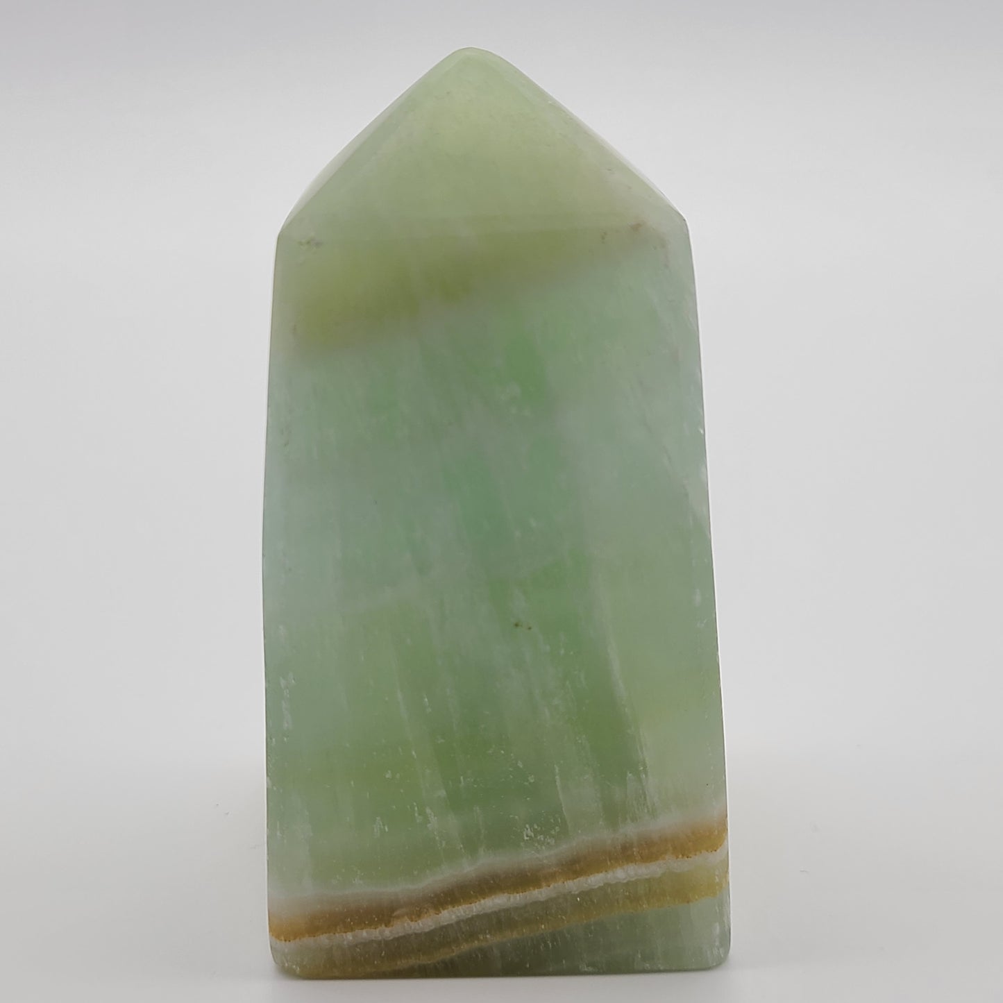 Pistachio Calcite Tower