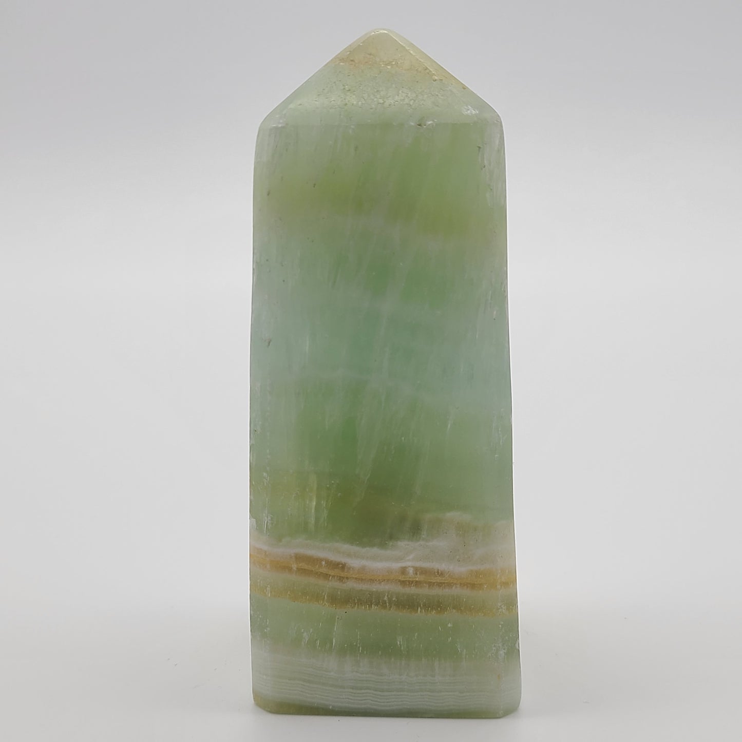Pistachio Calcite Tower