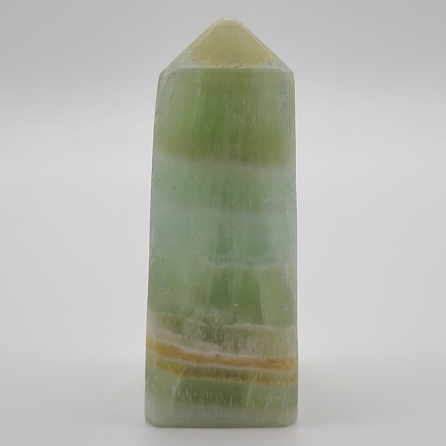 Pistachio Calcite Tower