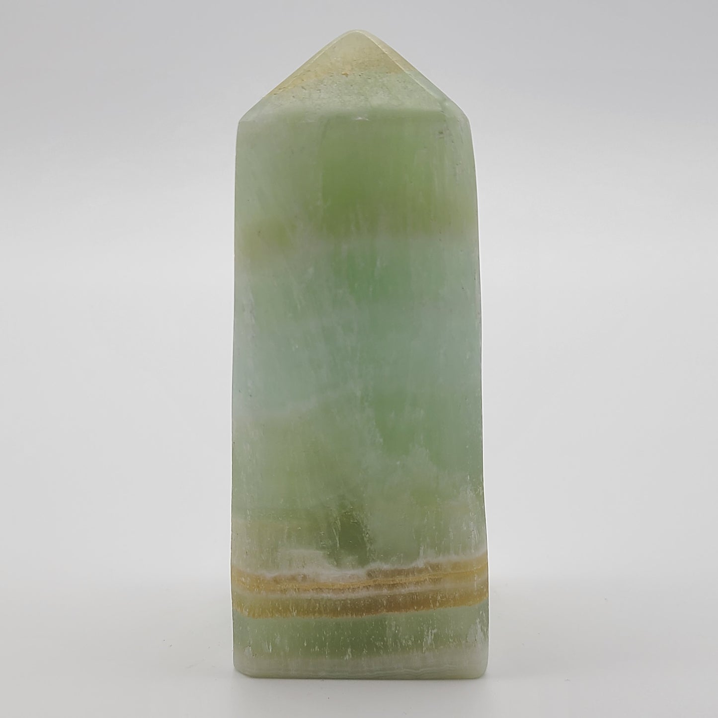 Pistachio Calcite Tower