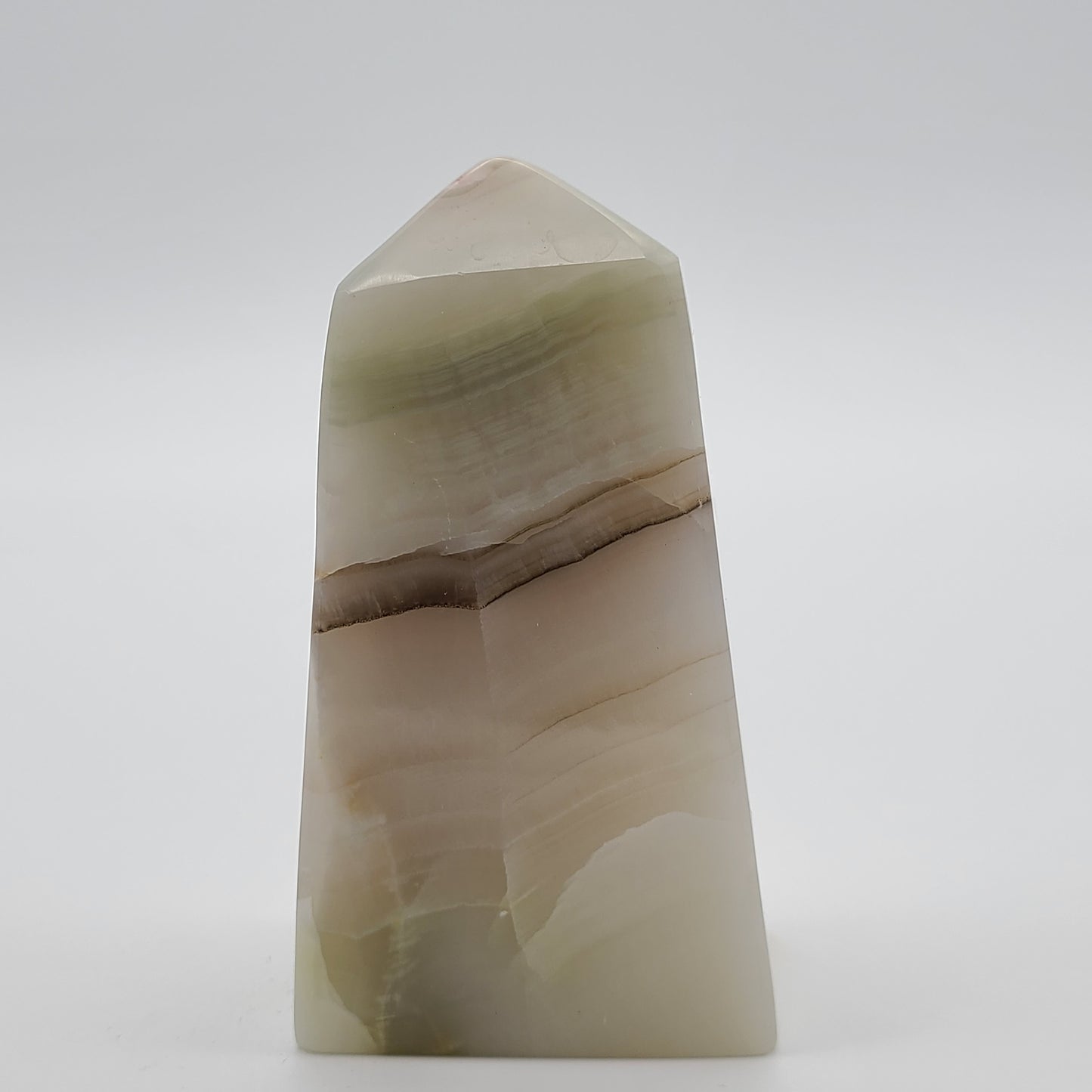 Pink Banded Calcite Tower