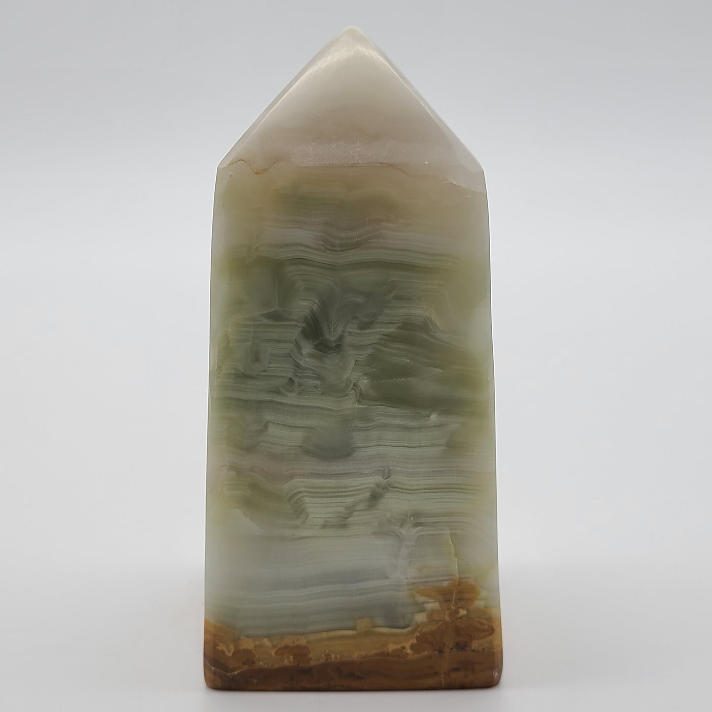 Pink Banded Calcite Tower