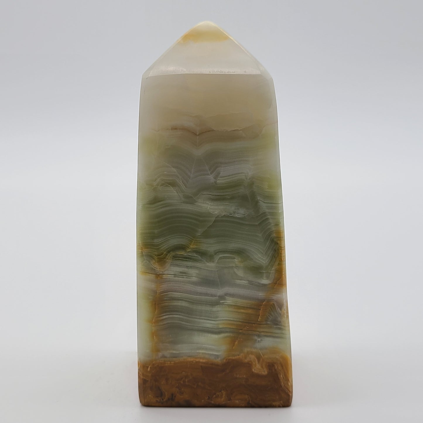 Pink Banded Calcite Tower