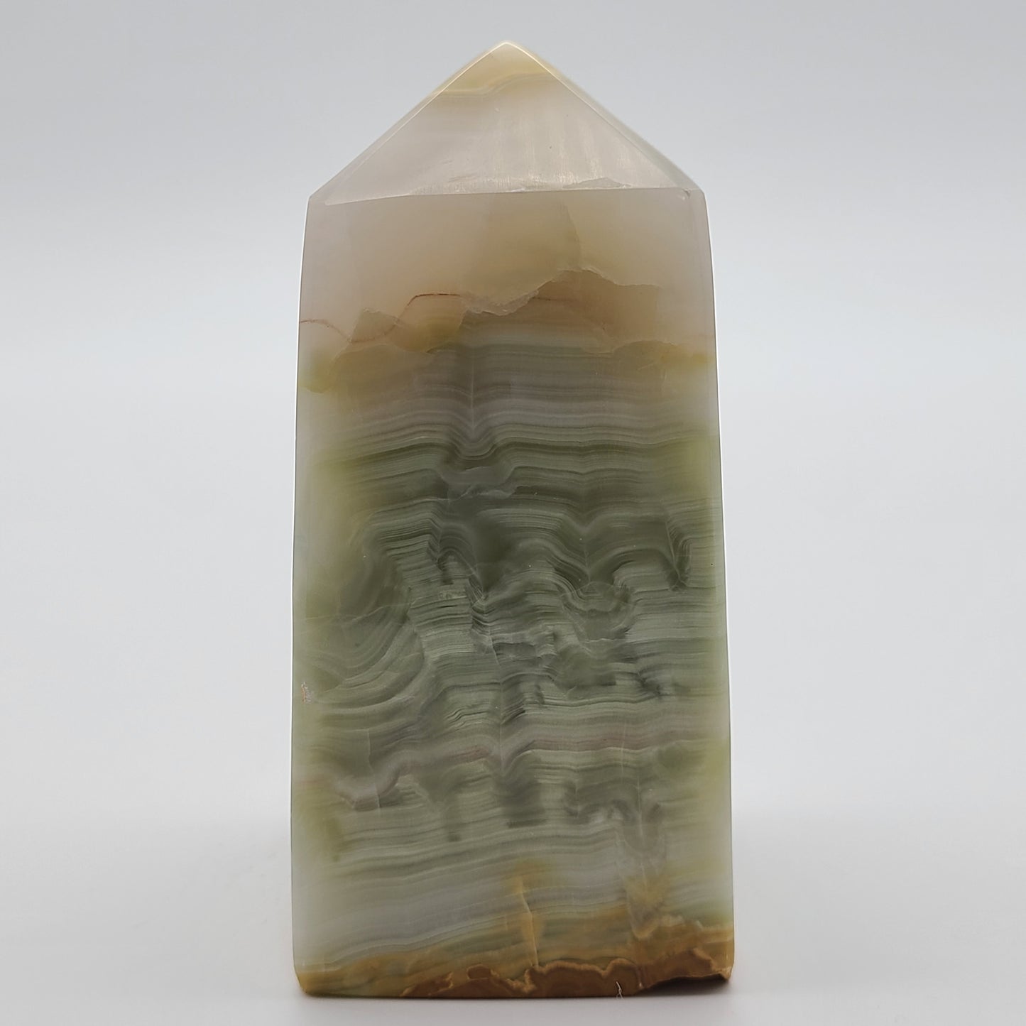 Pink Banded Calcite Tower