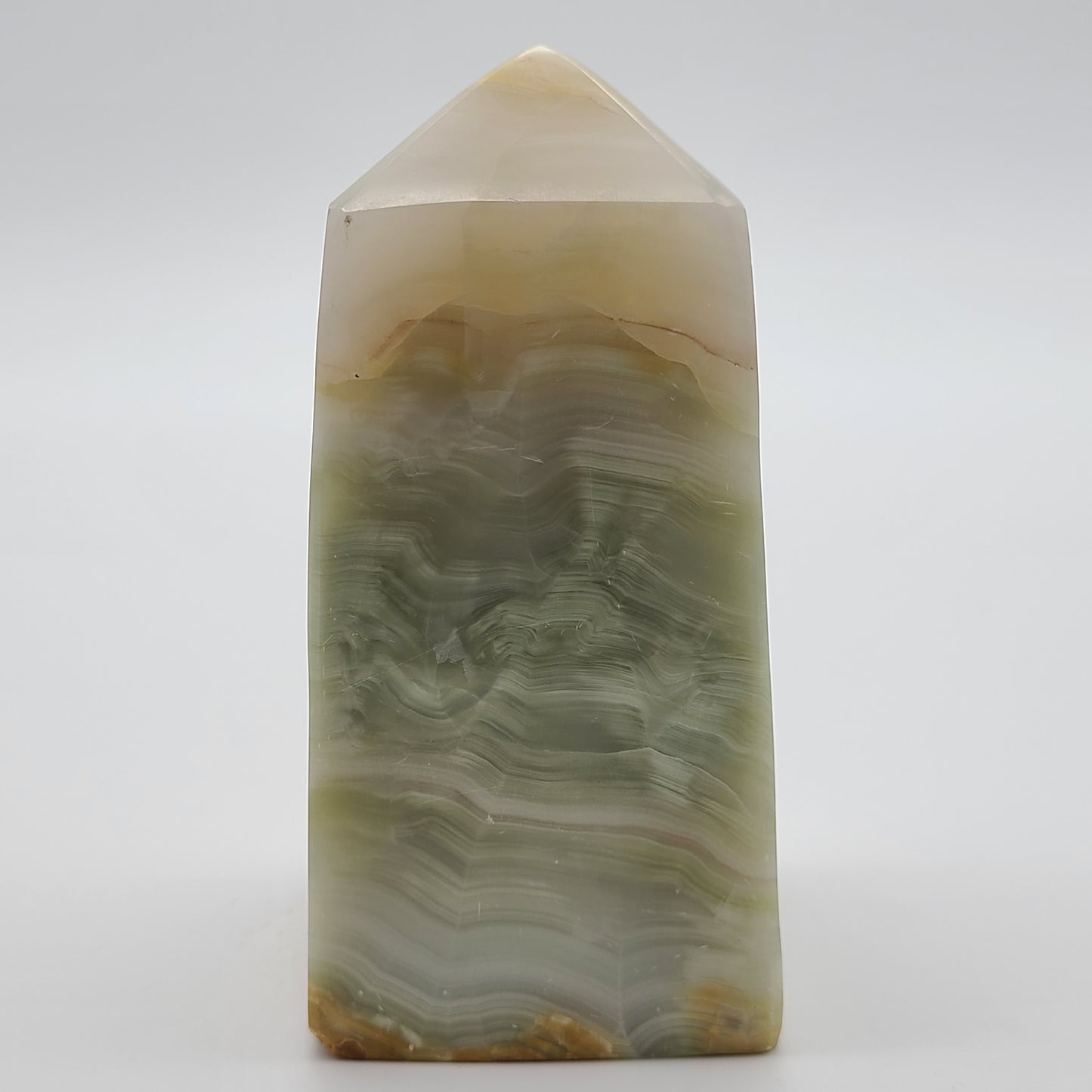 Pink Banded Calcite Tower