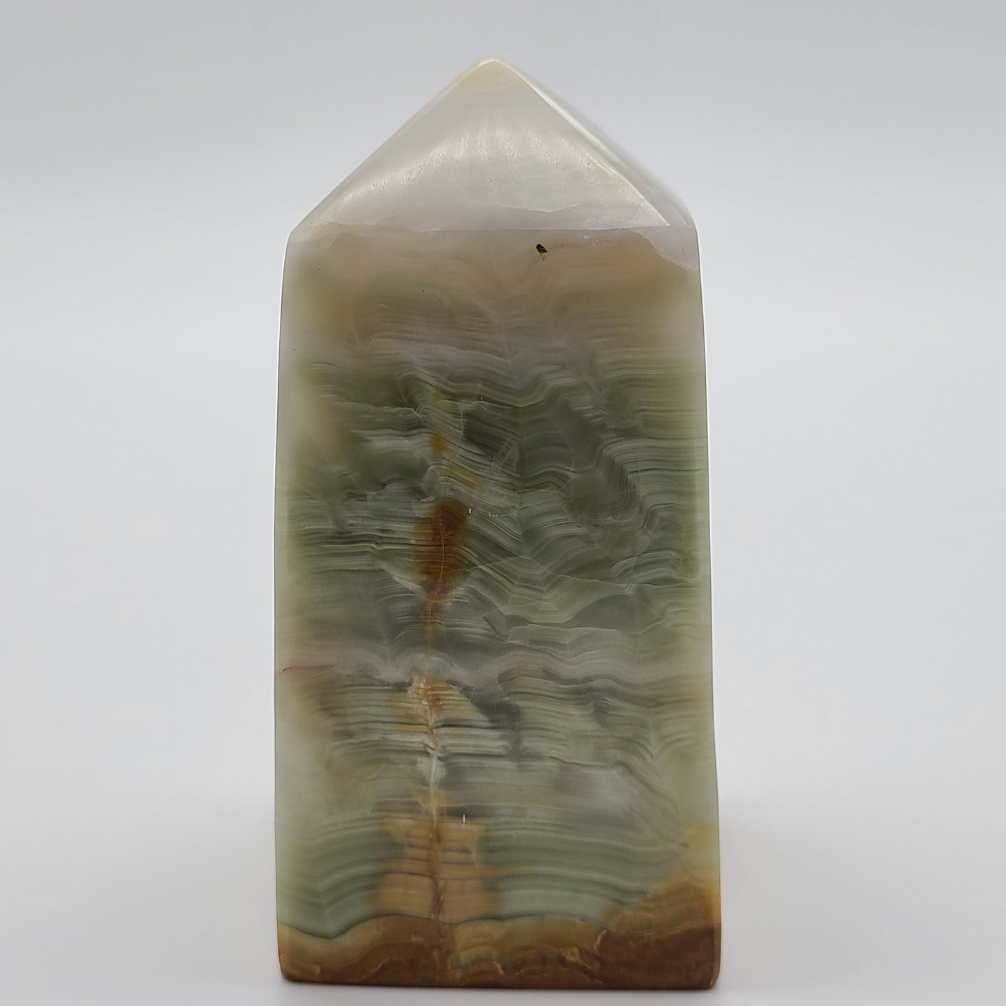 Pink Banded Calcite Tower