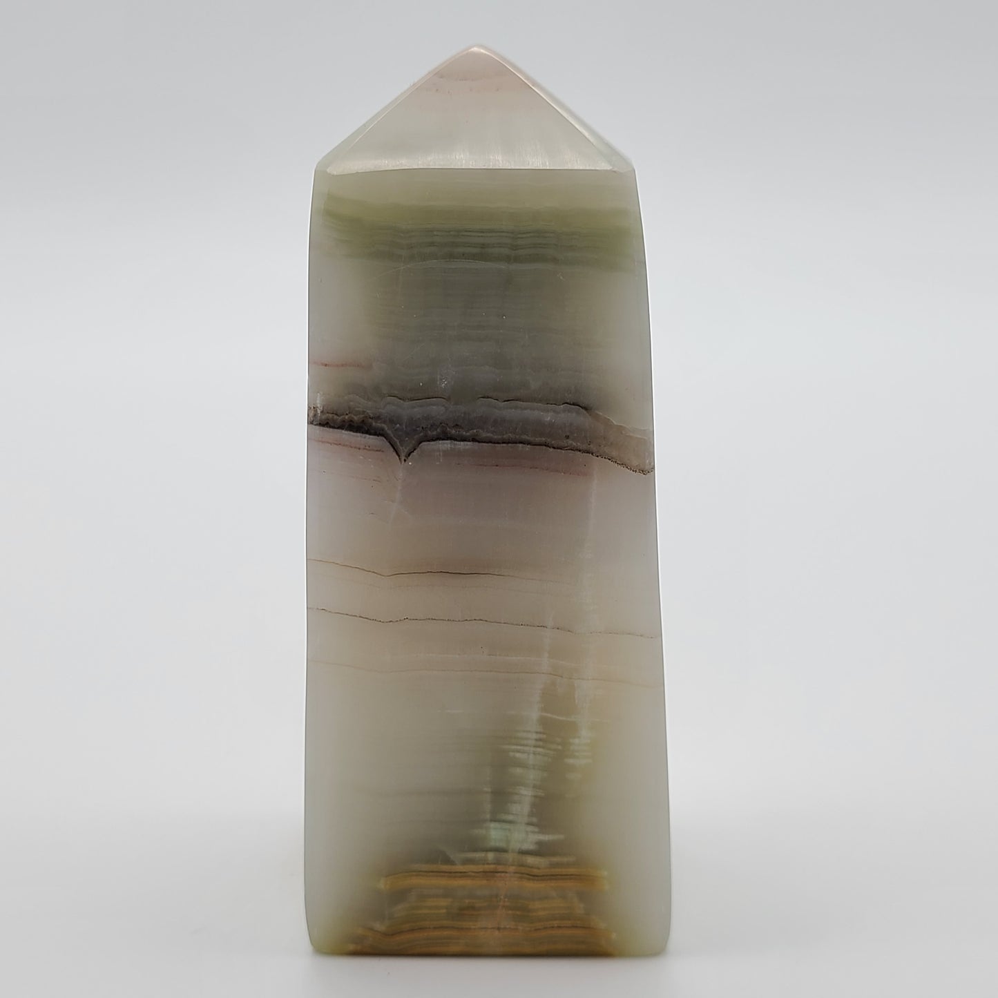 Pink Banded Calcite Tower