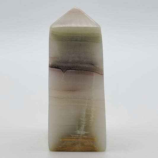 Pink Banded Calcite Tower