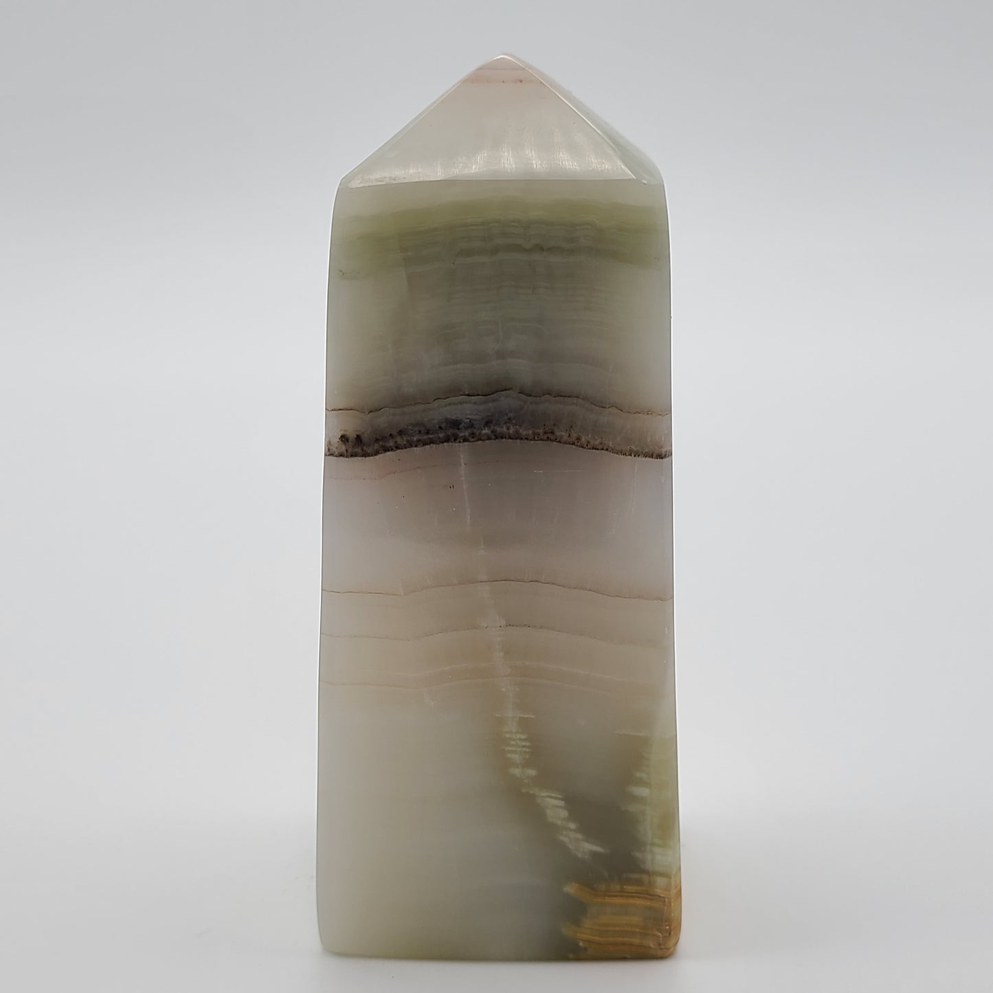 Pink Banded Calcite Tower