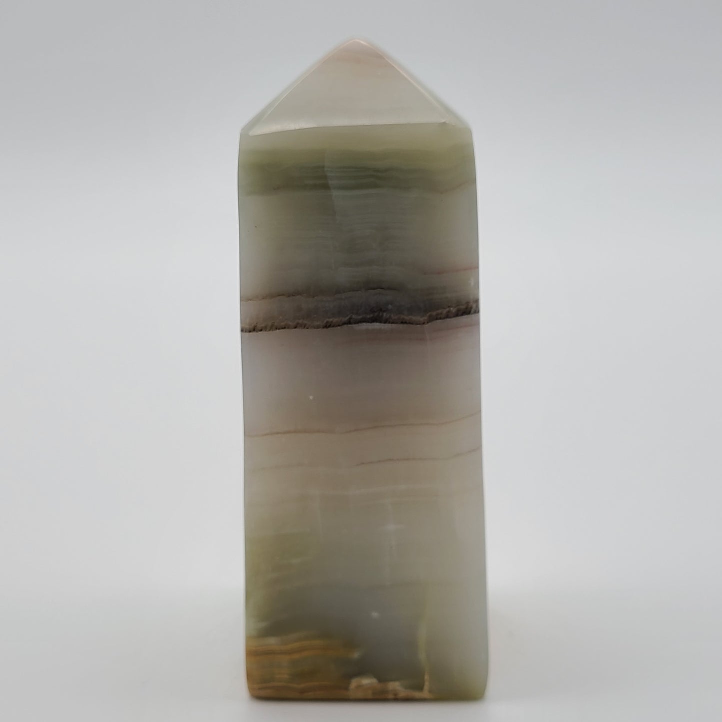 Pink Banded Calcite Tower