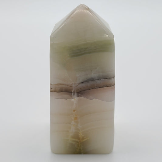Pink Banded Calcite Tower