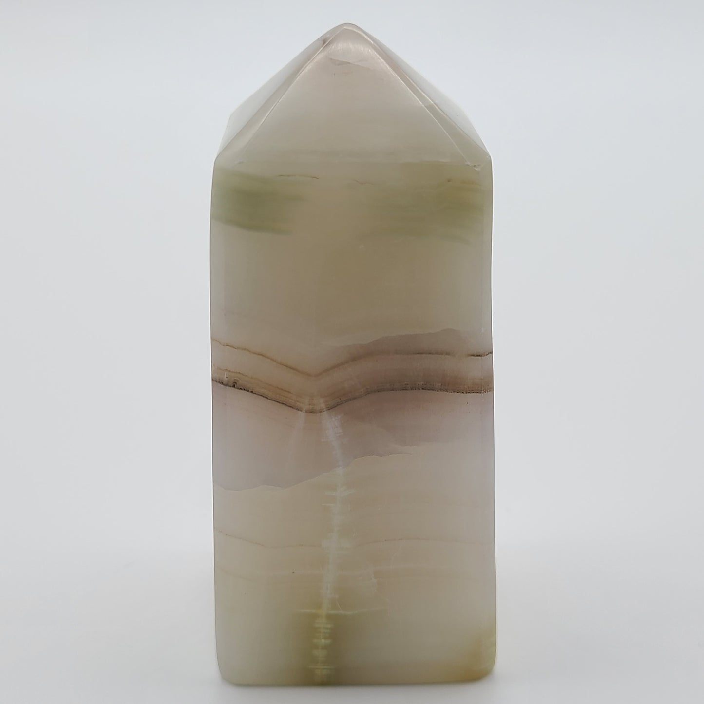 Pink Banded Calcite Tower