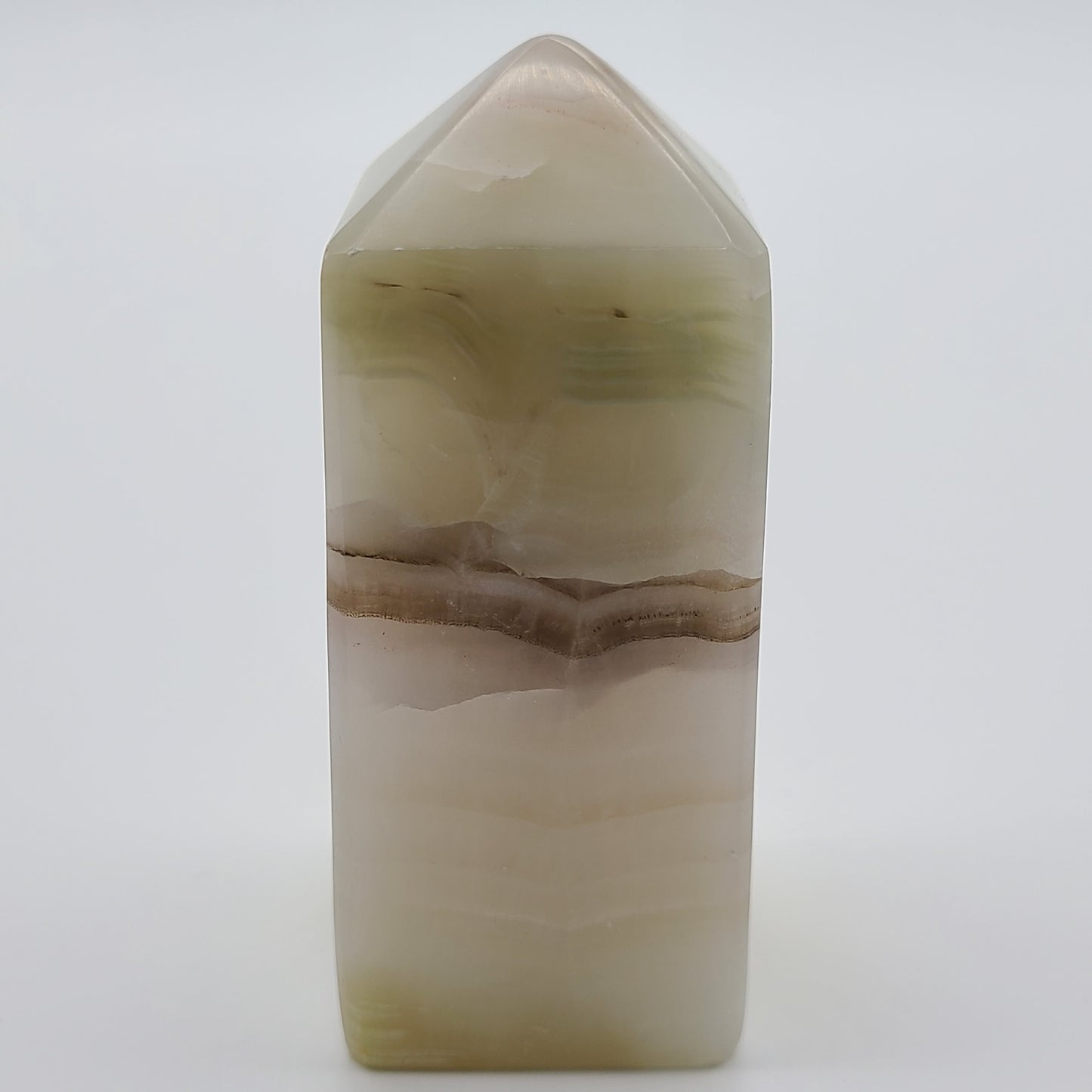 Pink Banded Calcite Tower