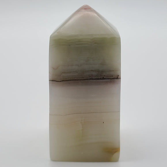 Pink Banded Calcite Tower