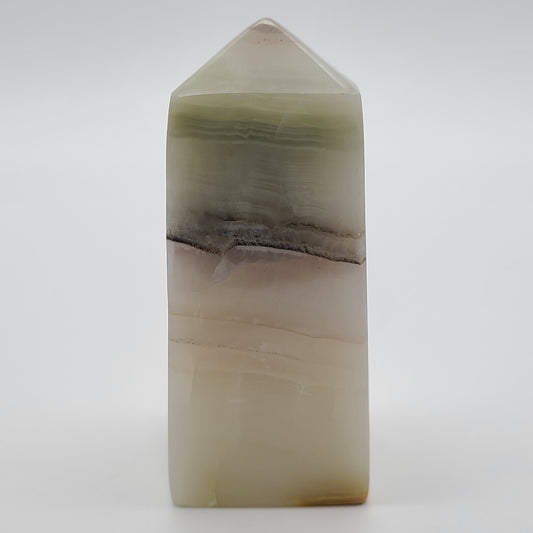 Pink Banded Calcite Tower