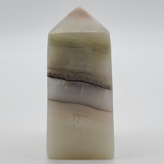 Pink Banded Calcite Tower