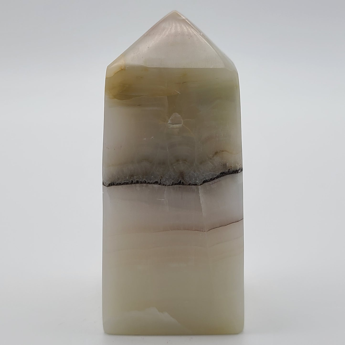 Pink Banded Calcite Tower