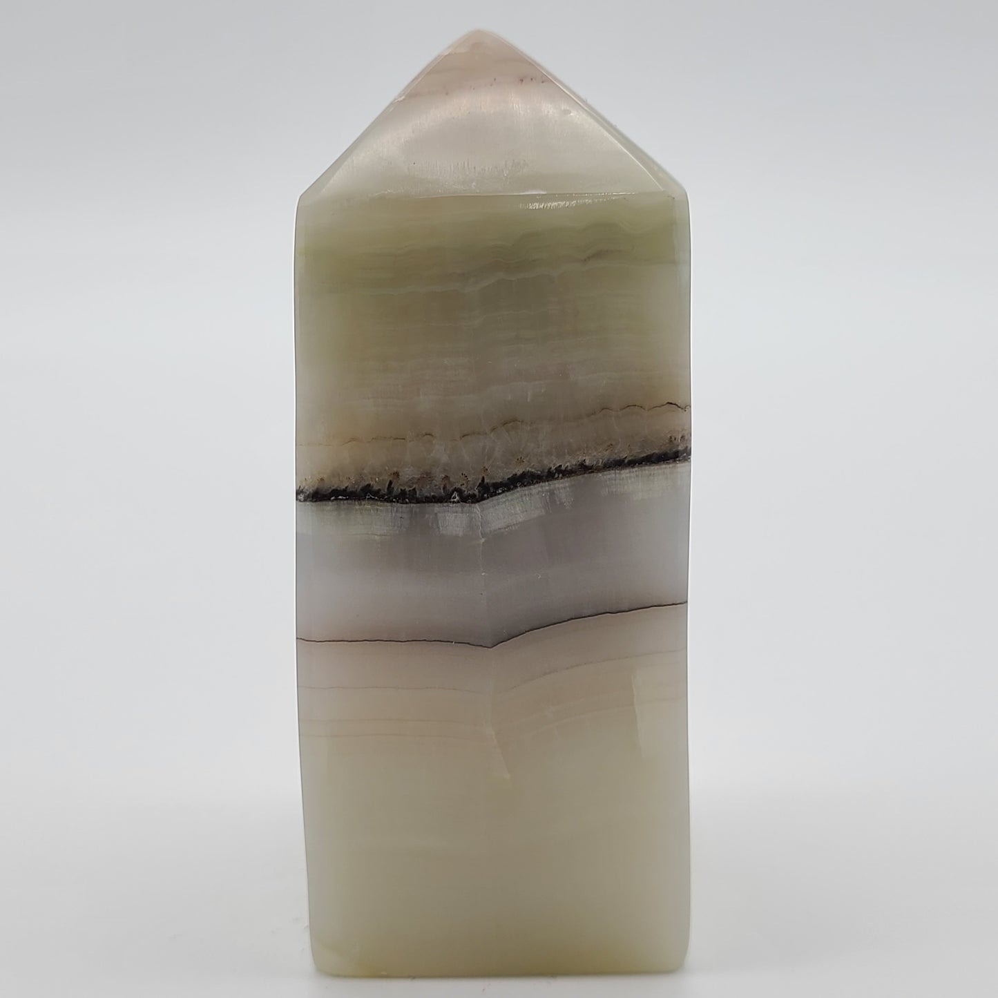 Pink Banded Calcite Tower