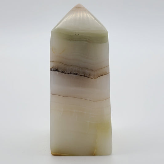 Pink Banded Calcite Tower