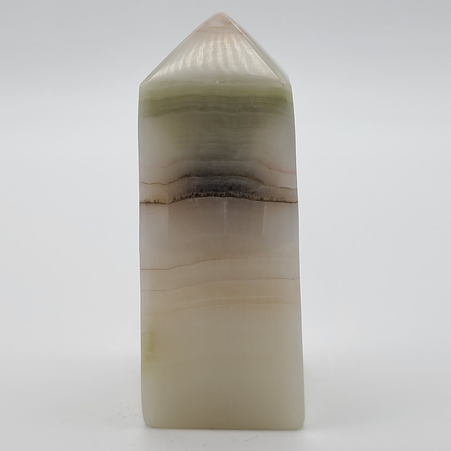 Pink Banded Calcite Tower