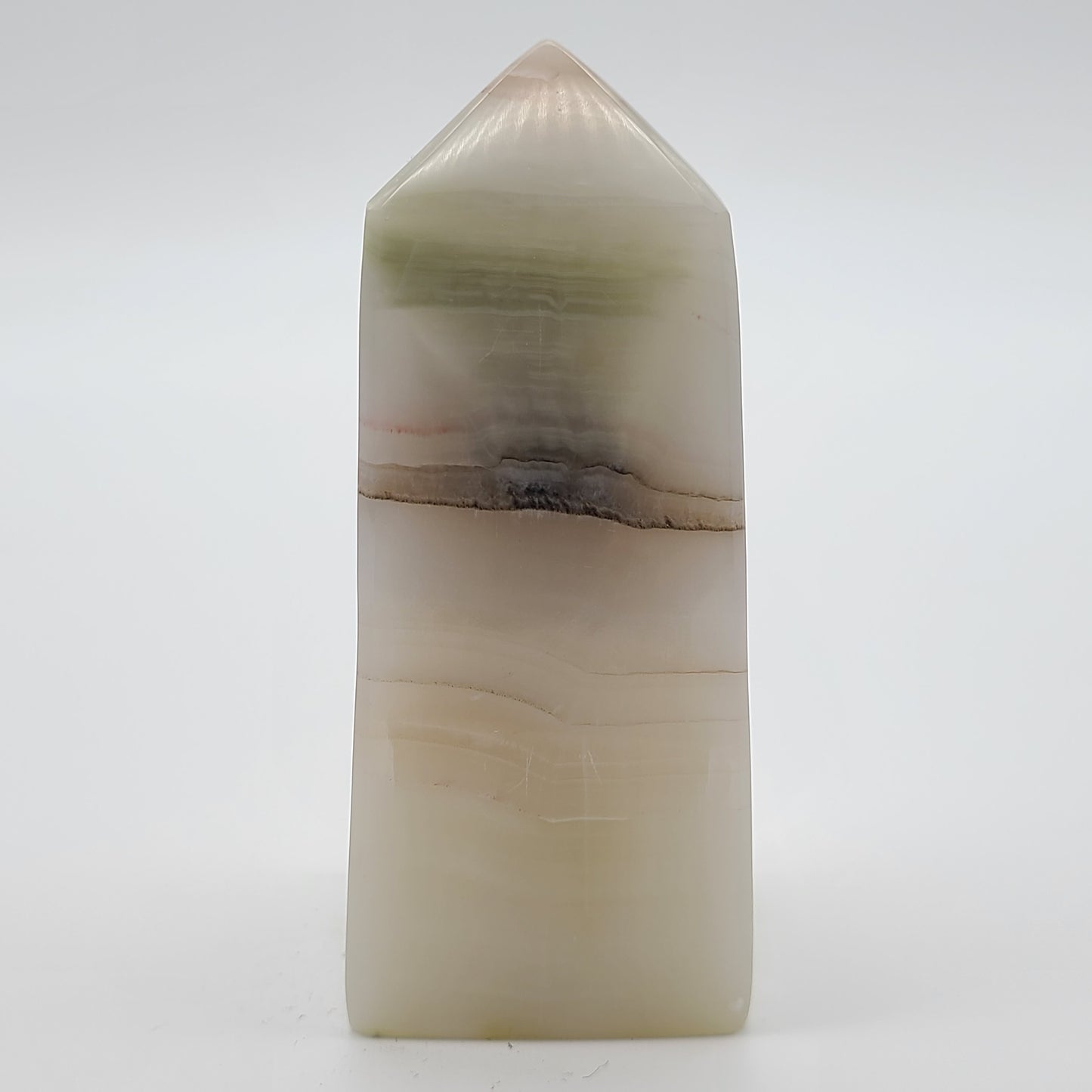 Pink Banded Calcite Tower