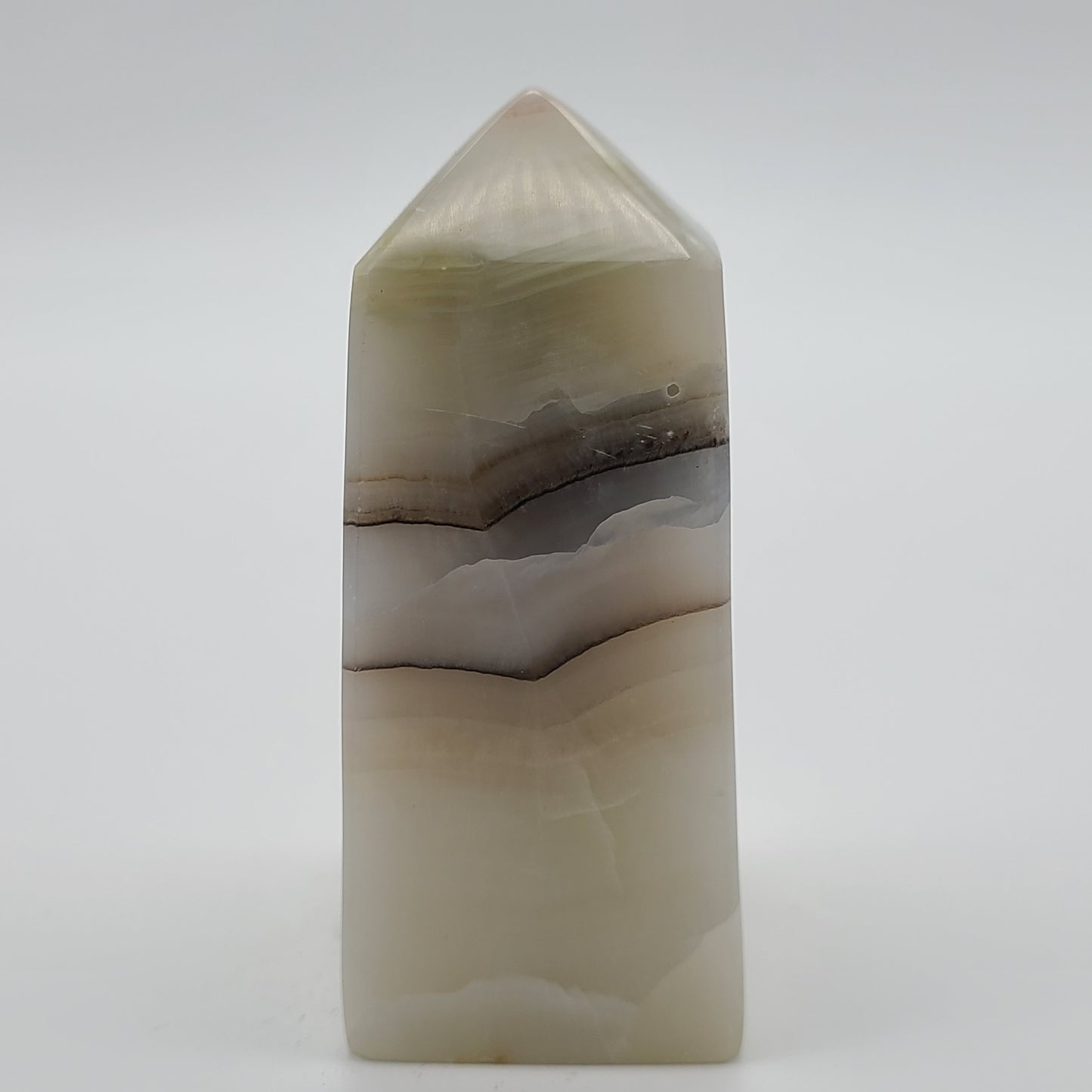 Pink Banded Calcite Tower