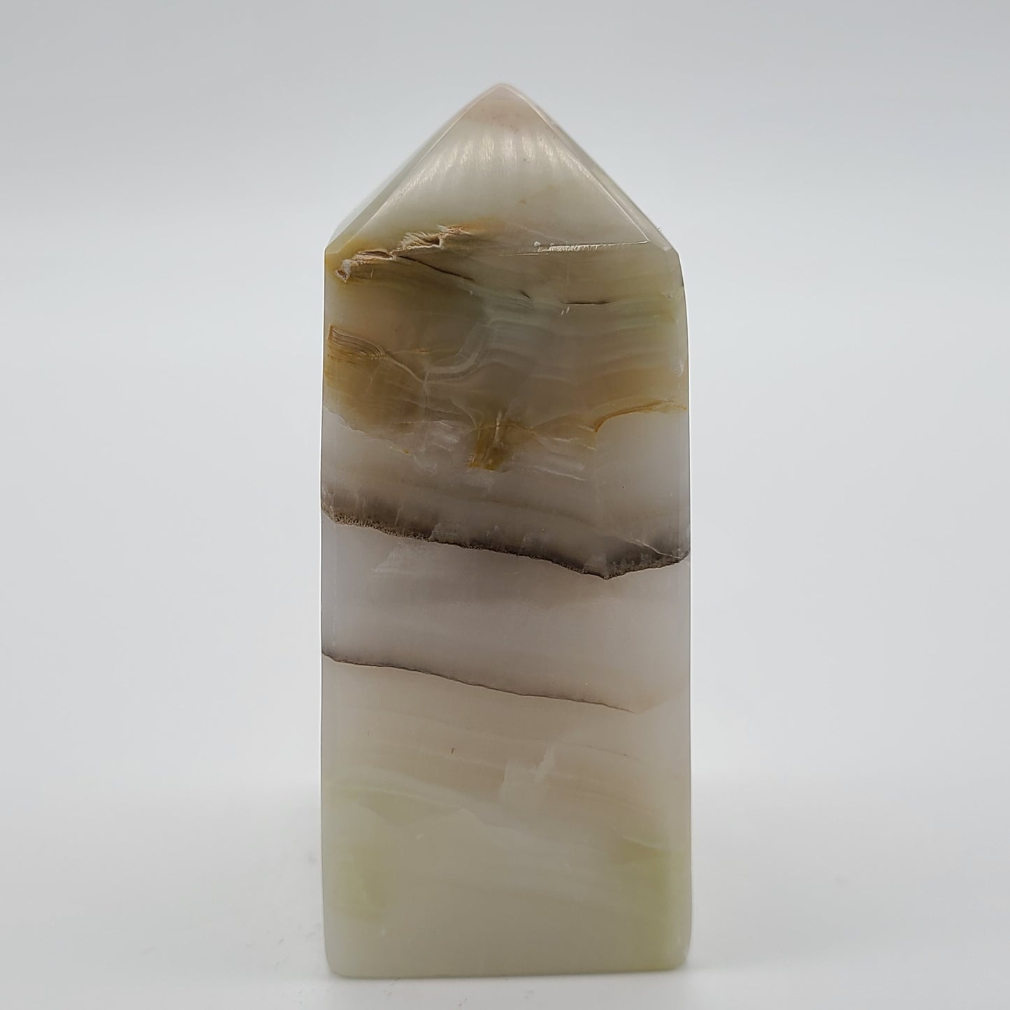 Pink Banded Calcite Tower