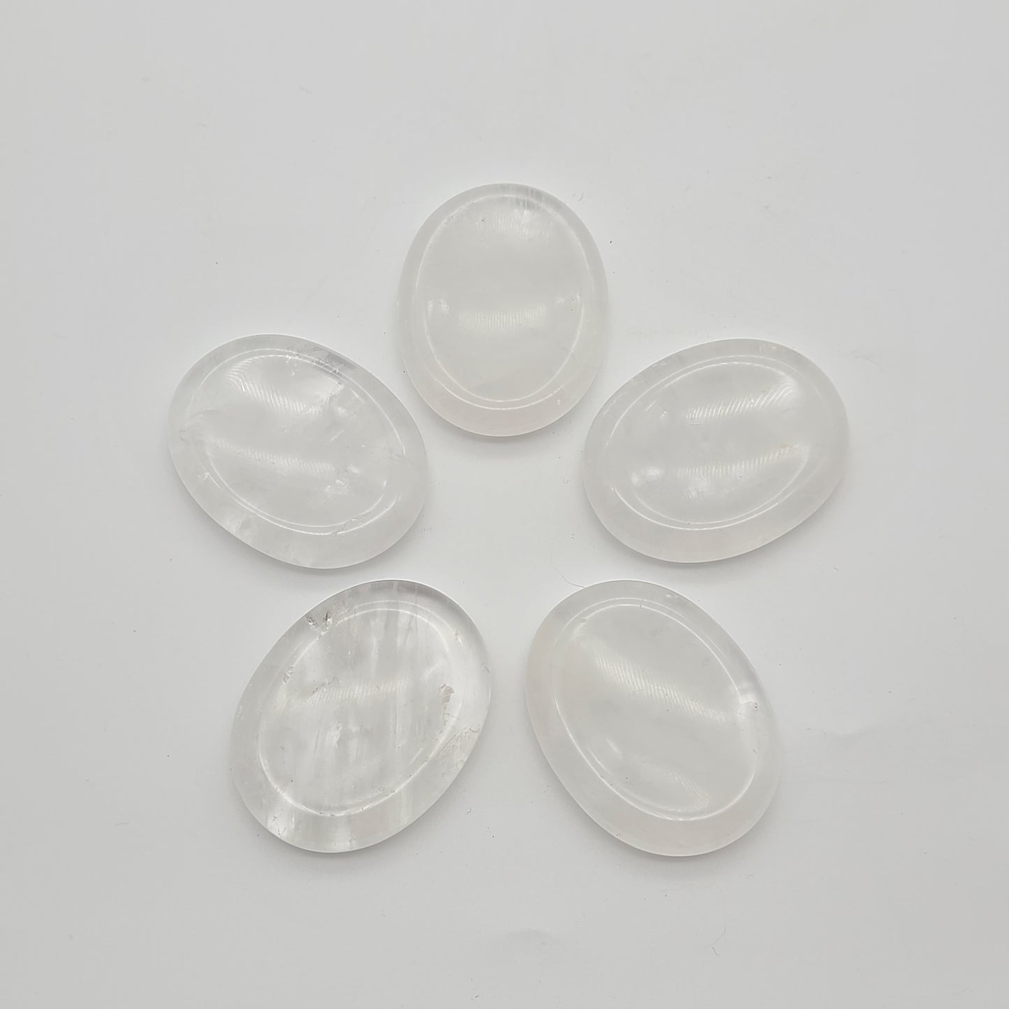 Clear Quartz Worry Stone