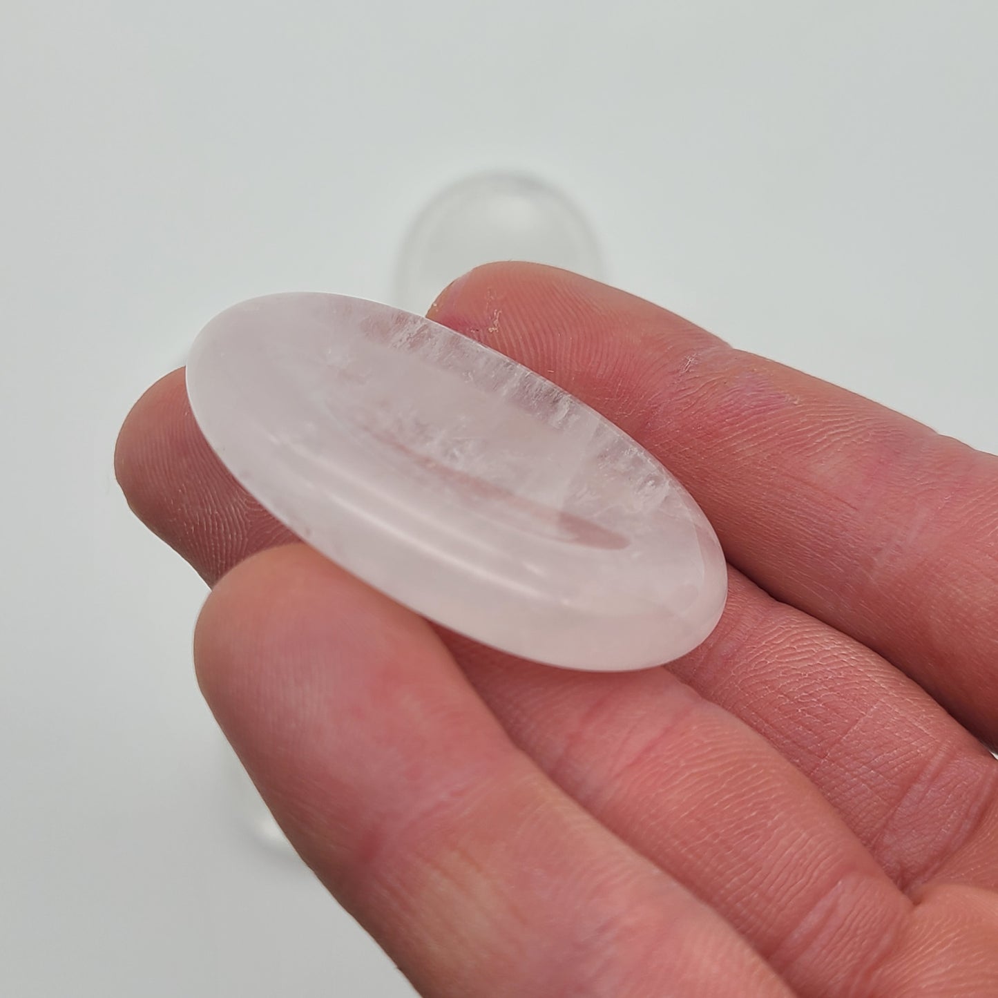 Clear Quartz Worry Stone
