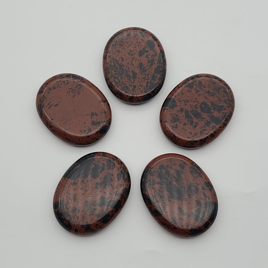 Mahogany Obsidian Worry Stone