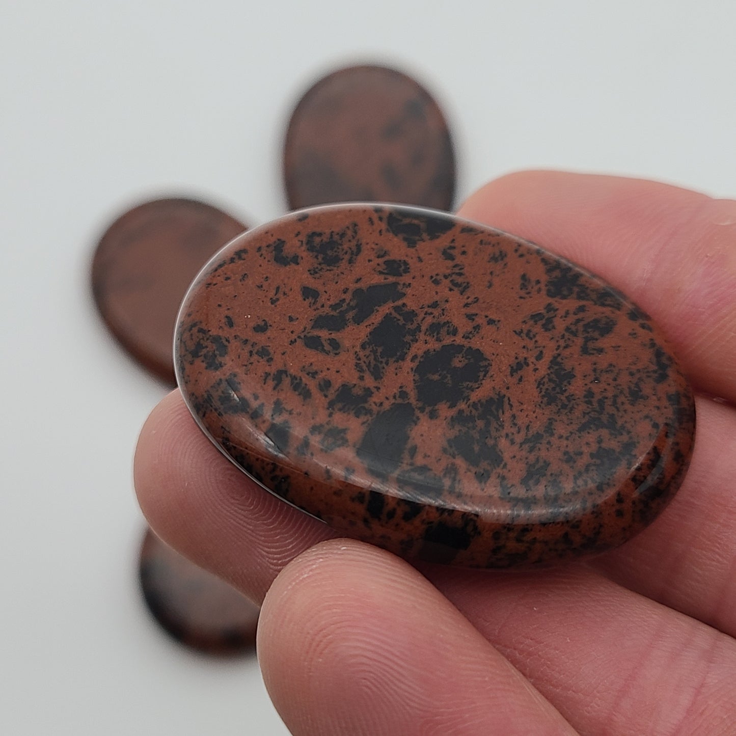 Mahogany Obsidian Worry Stone