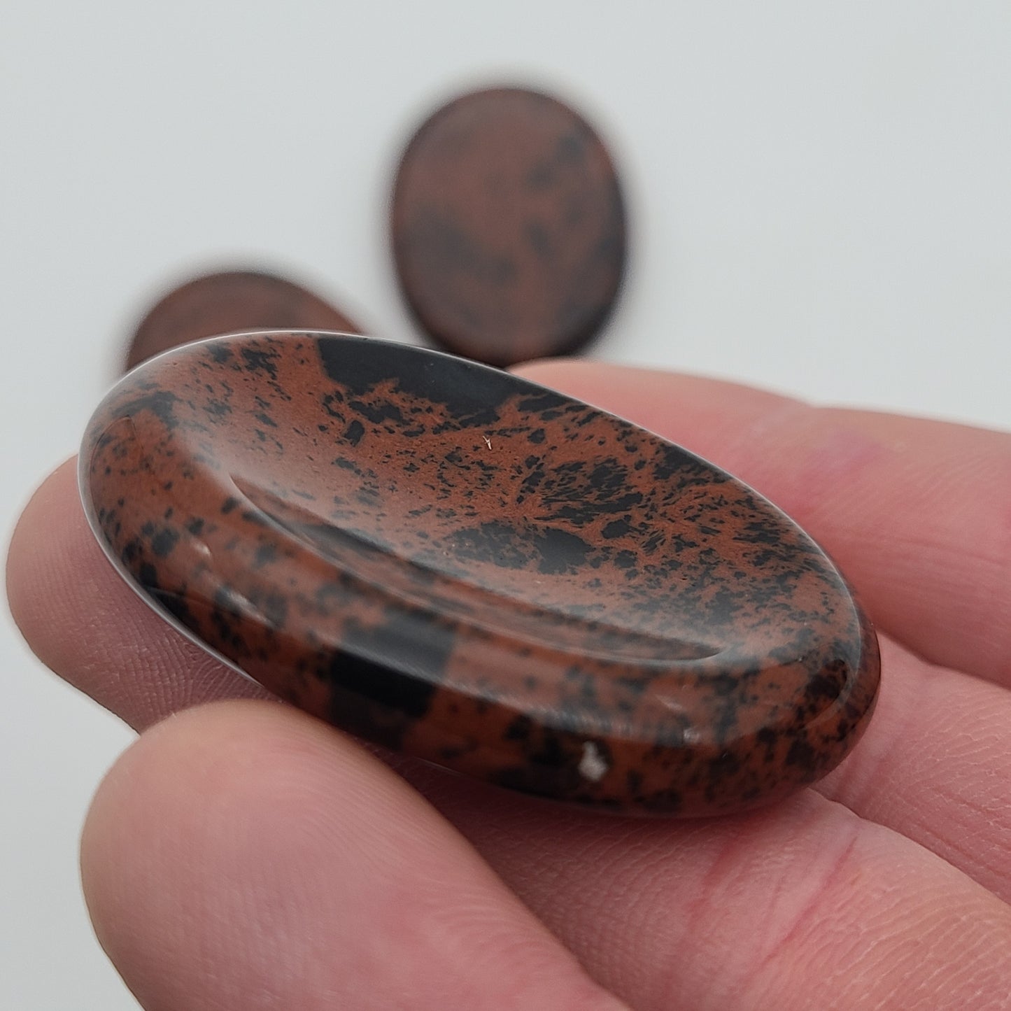 Mahogany Obsidian Worry Stone
