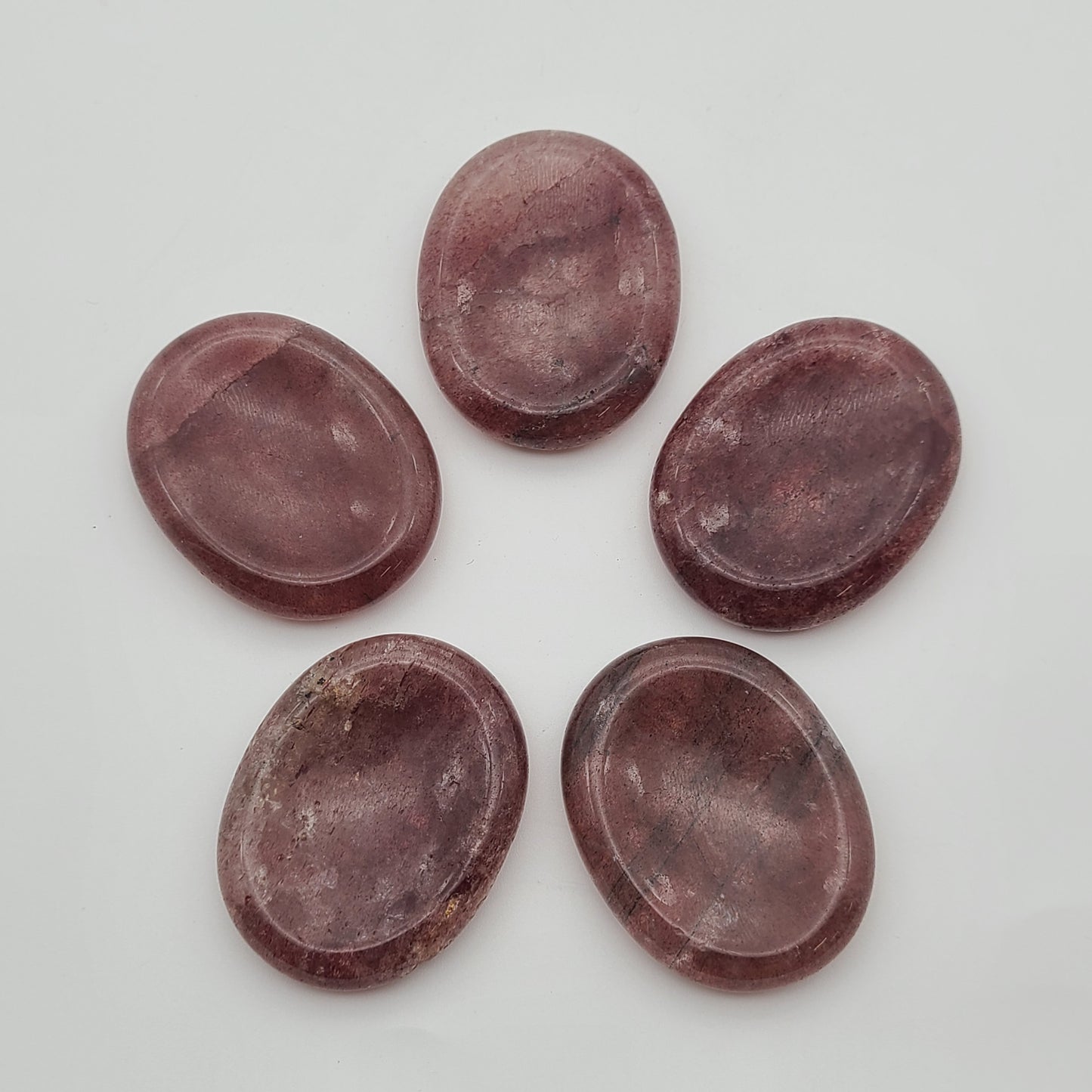 Strawberry Quartz Worry Stone