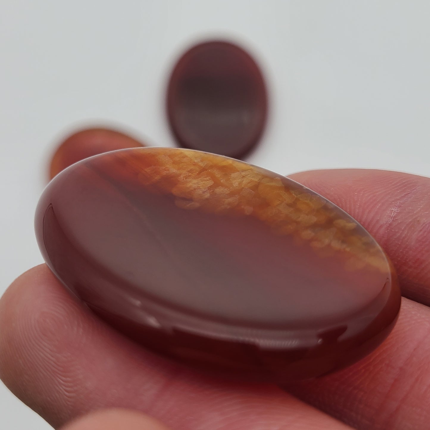 Carnelian Worry Stone