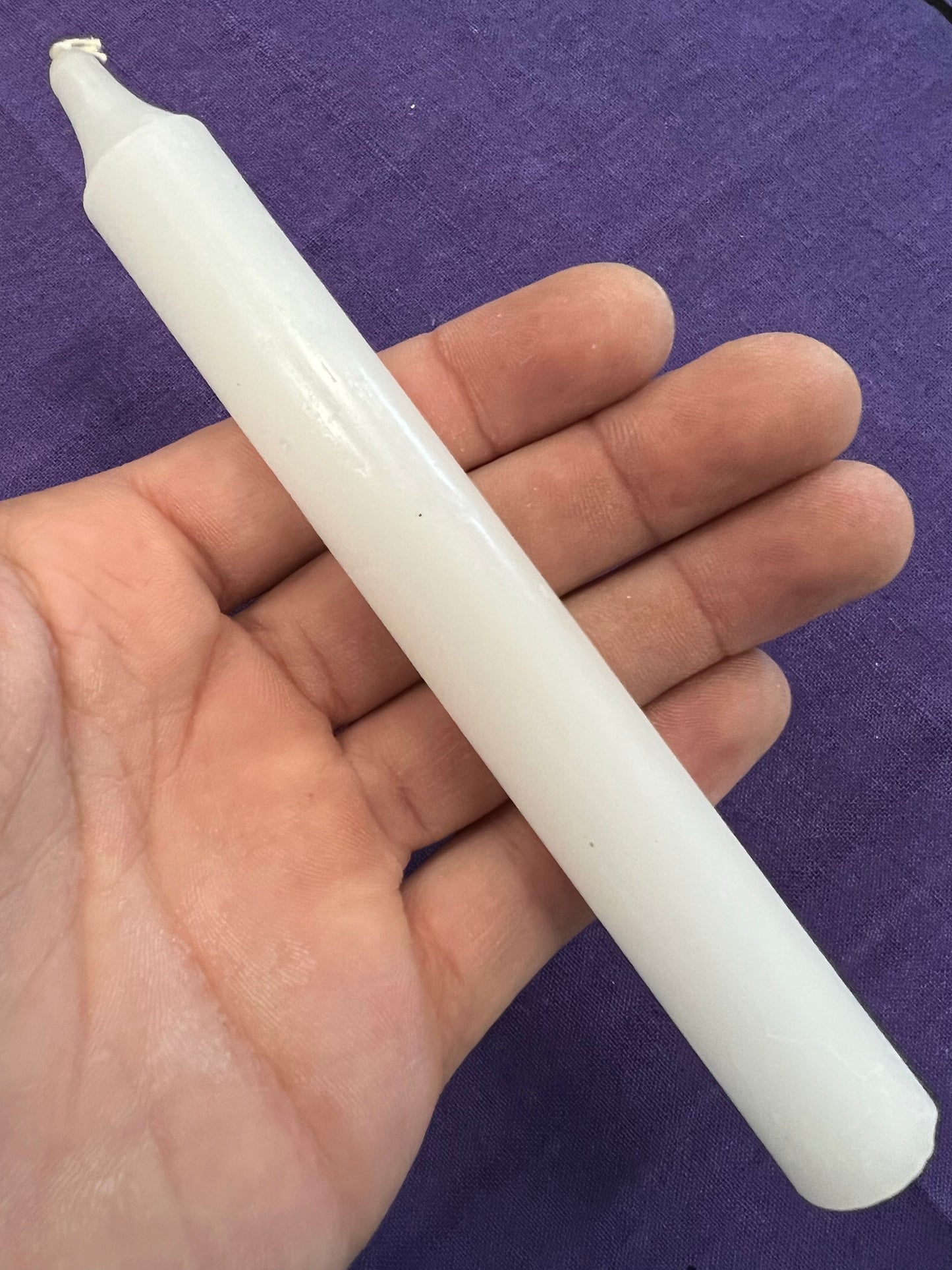 6” White candle
