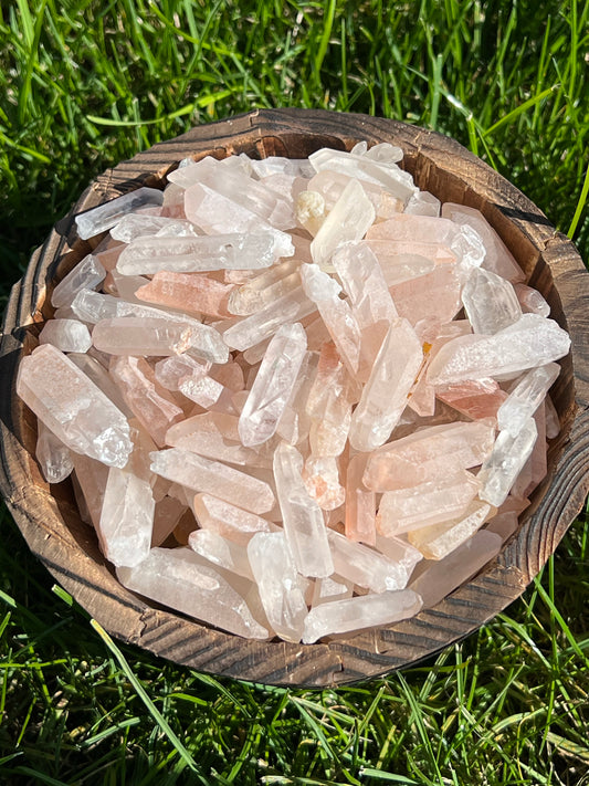 Rough Pink Hematite Quartz