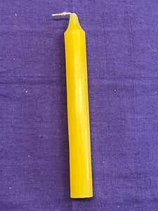 6” Yellow candle