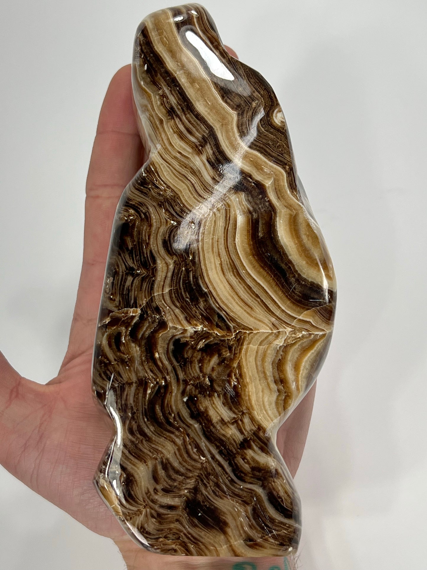 Chocolate Calcite Freeform