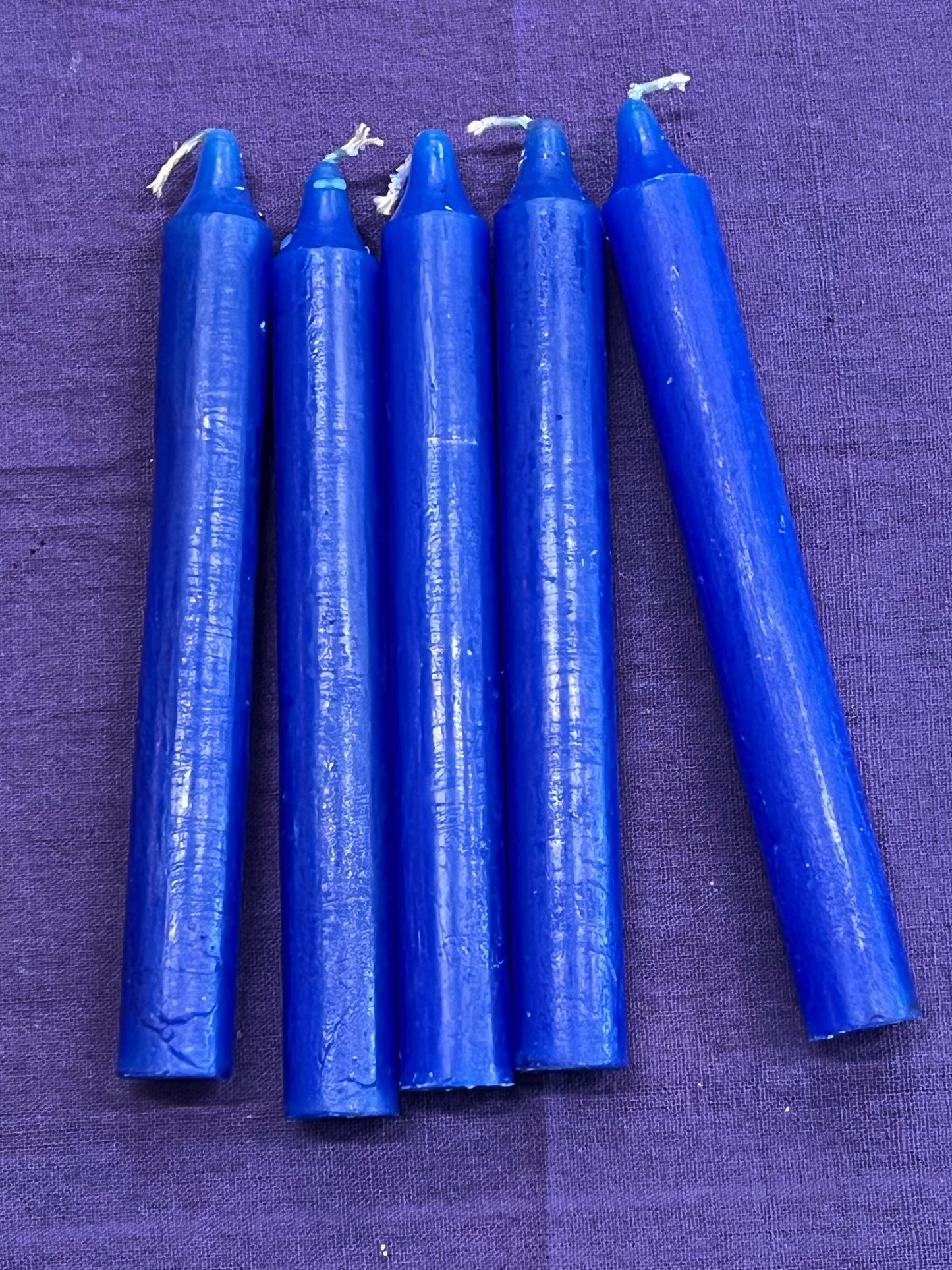 6” Blue candle