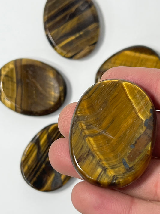 Tiger Eye Worry Stone