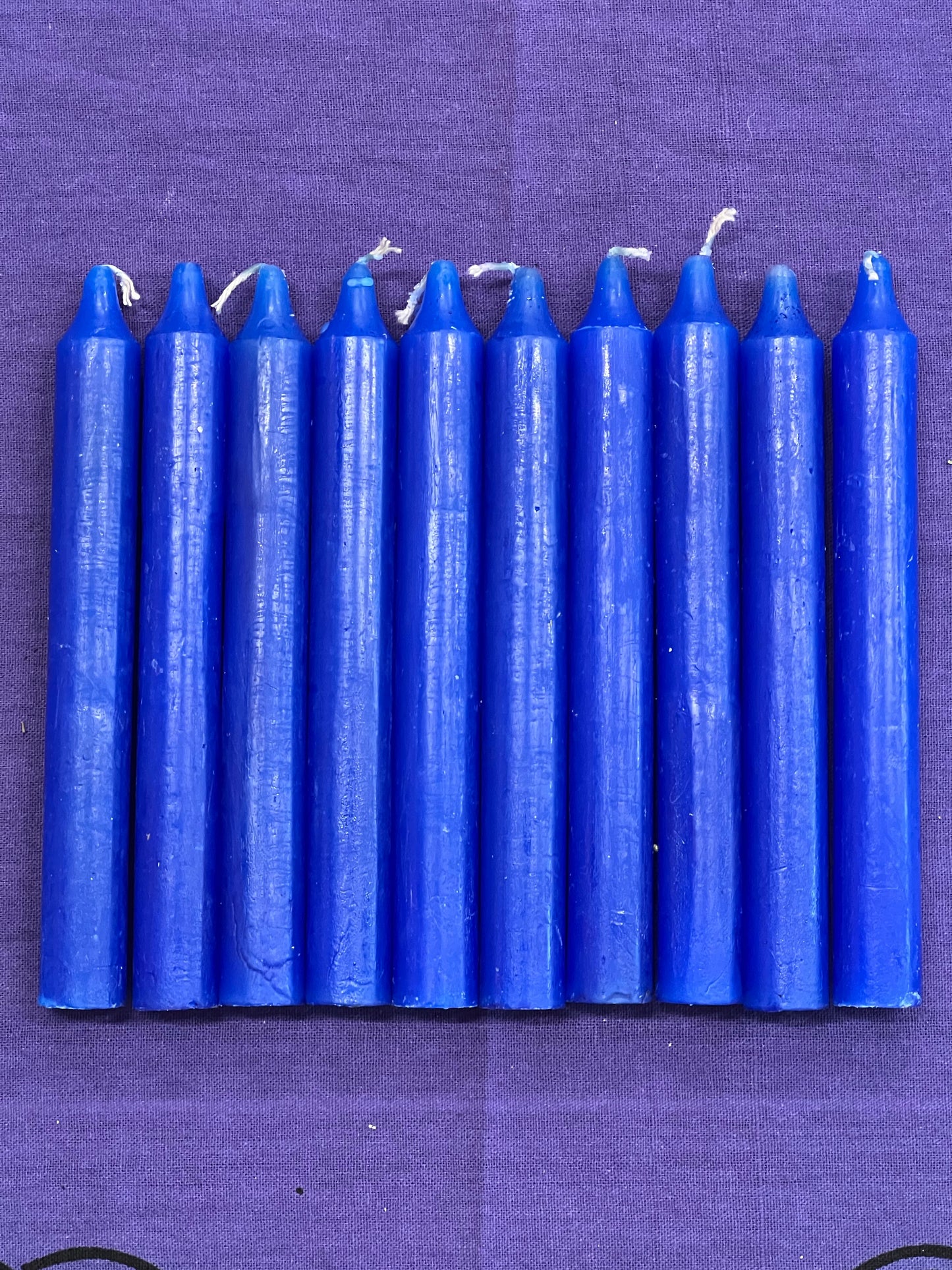 6” Blue candle