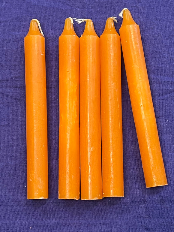6” Orange candle