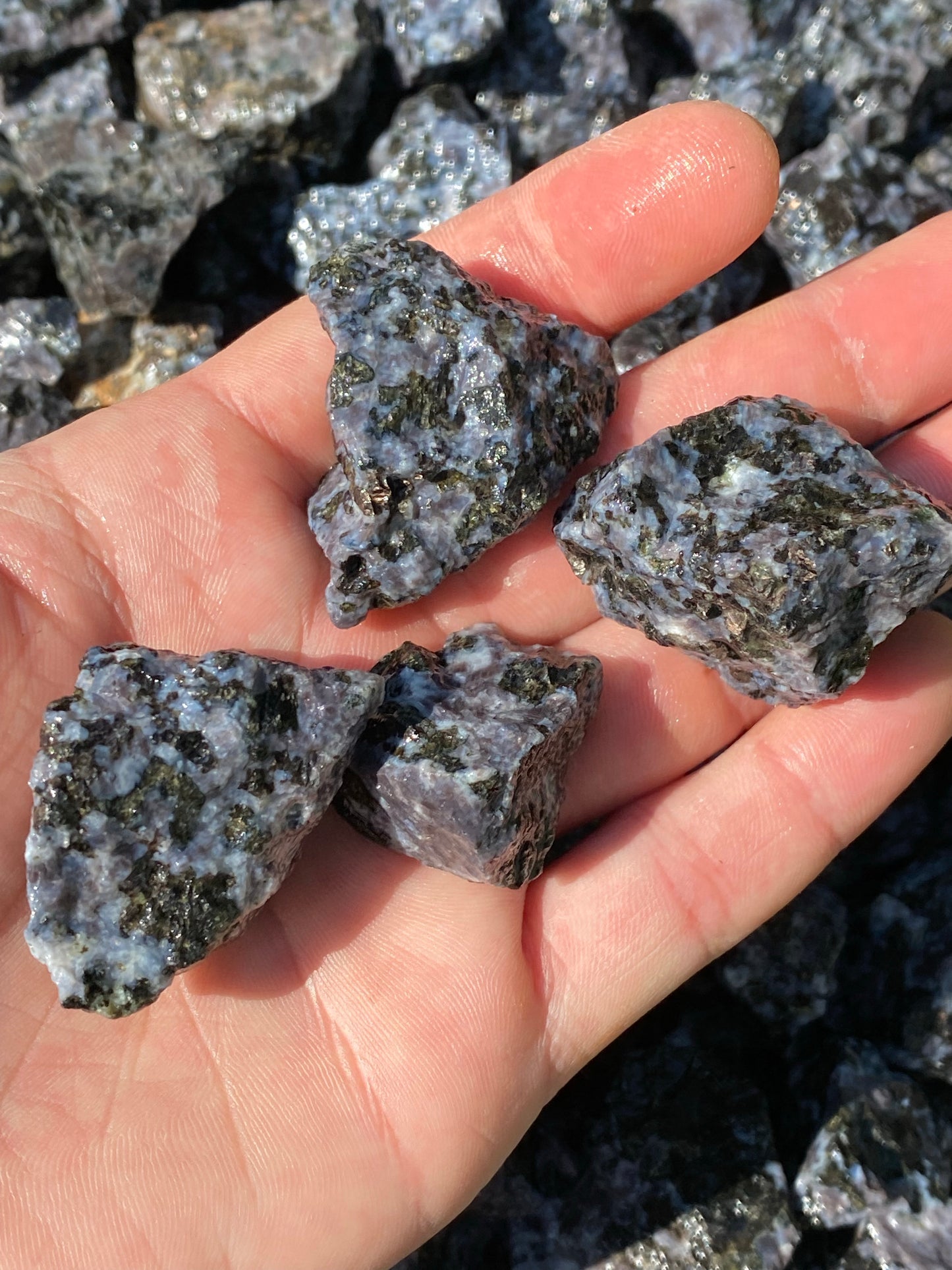 Rough Indigo Gabbro (Mystic Merlinite)