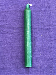 6” Green candle