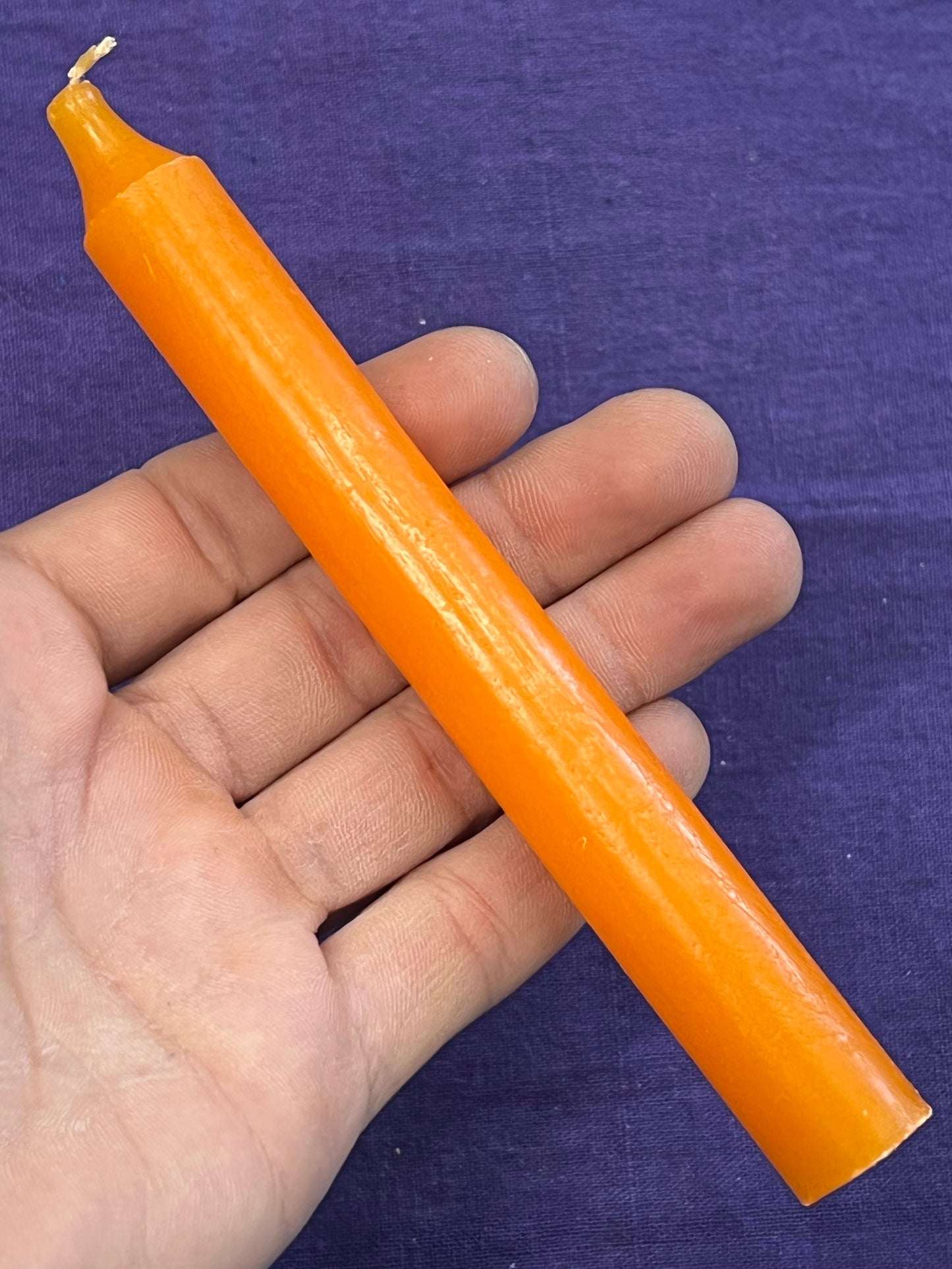 6” Orange candle