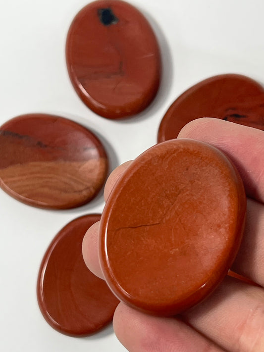 Red Jasper Worry Stone